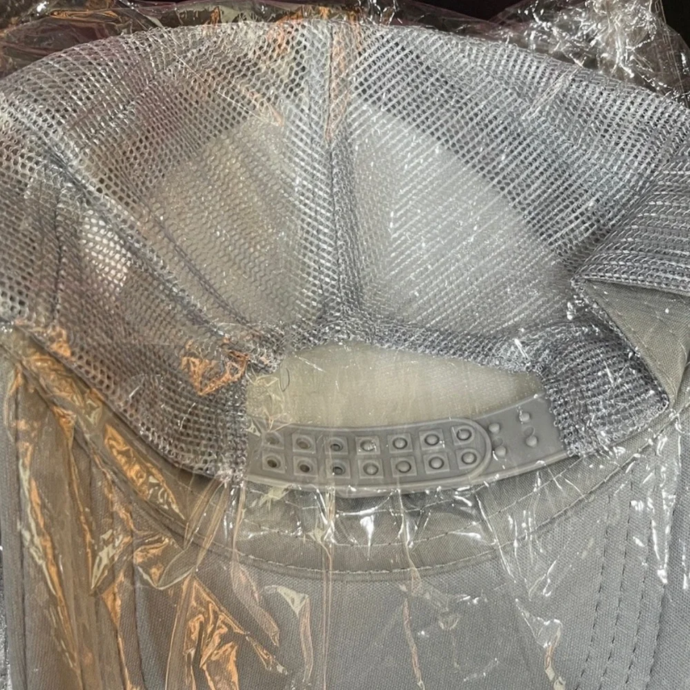 White, Red and Grey Trucker Hat-Black Out With Your Rack Out NWT